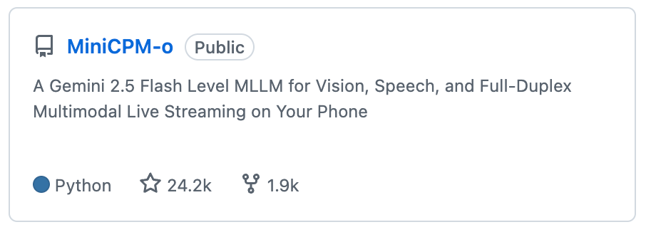 MiniCPM-V/o